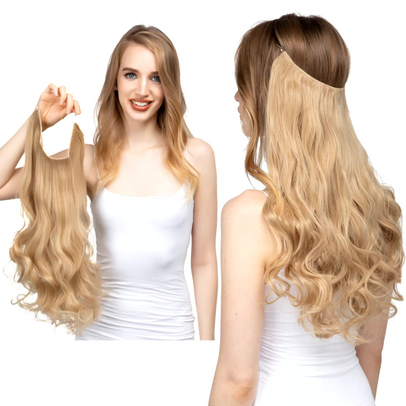 LuxyHair™ – Extensions de Cheveux Faciles à Appliquer