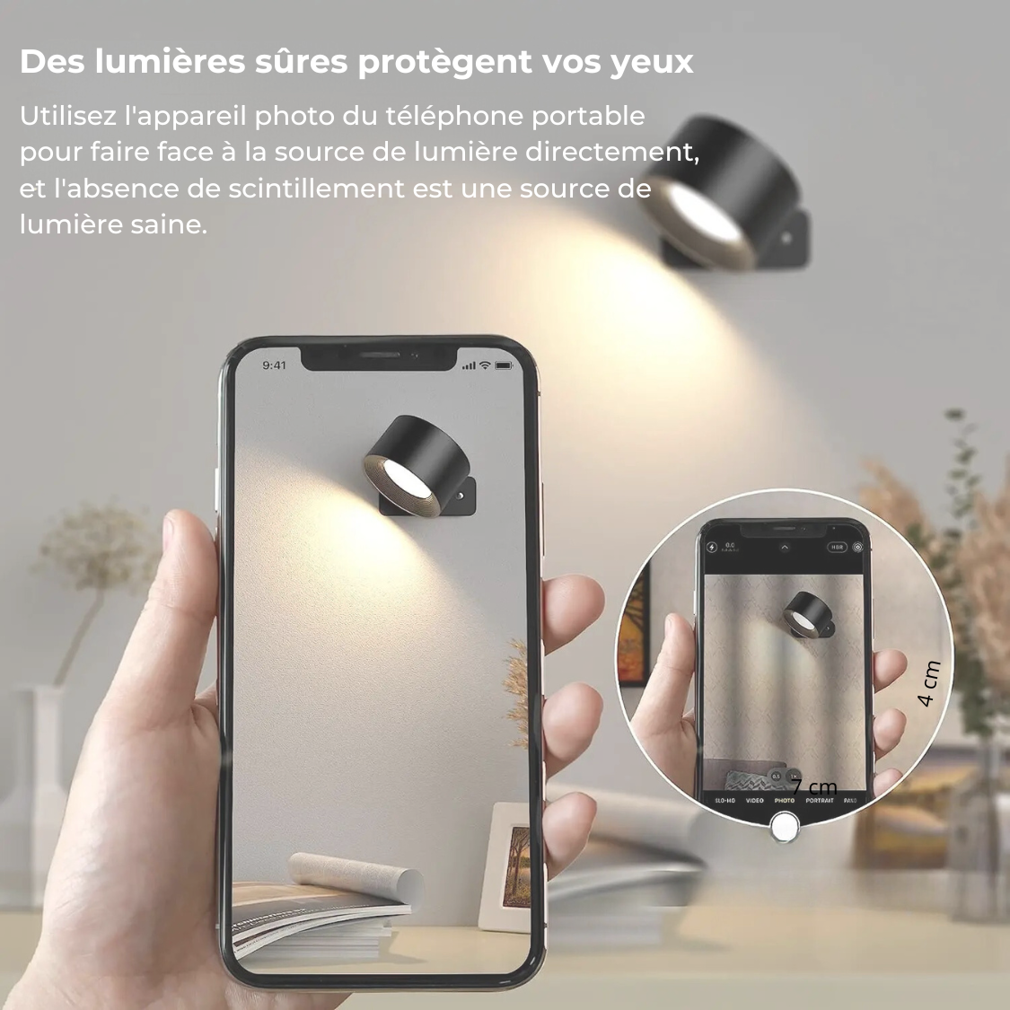 LuminaTouch™ - Lumière LED tactile pour un éclairage optimal