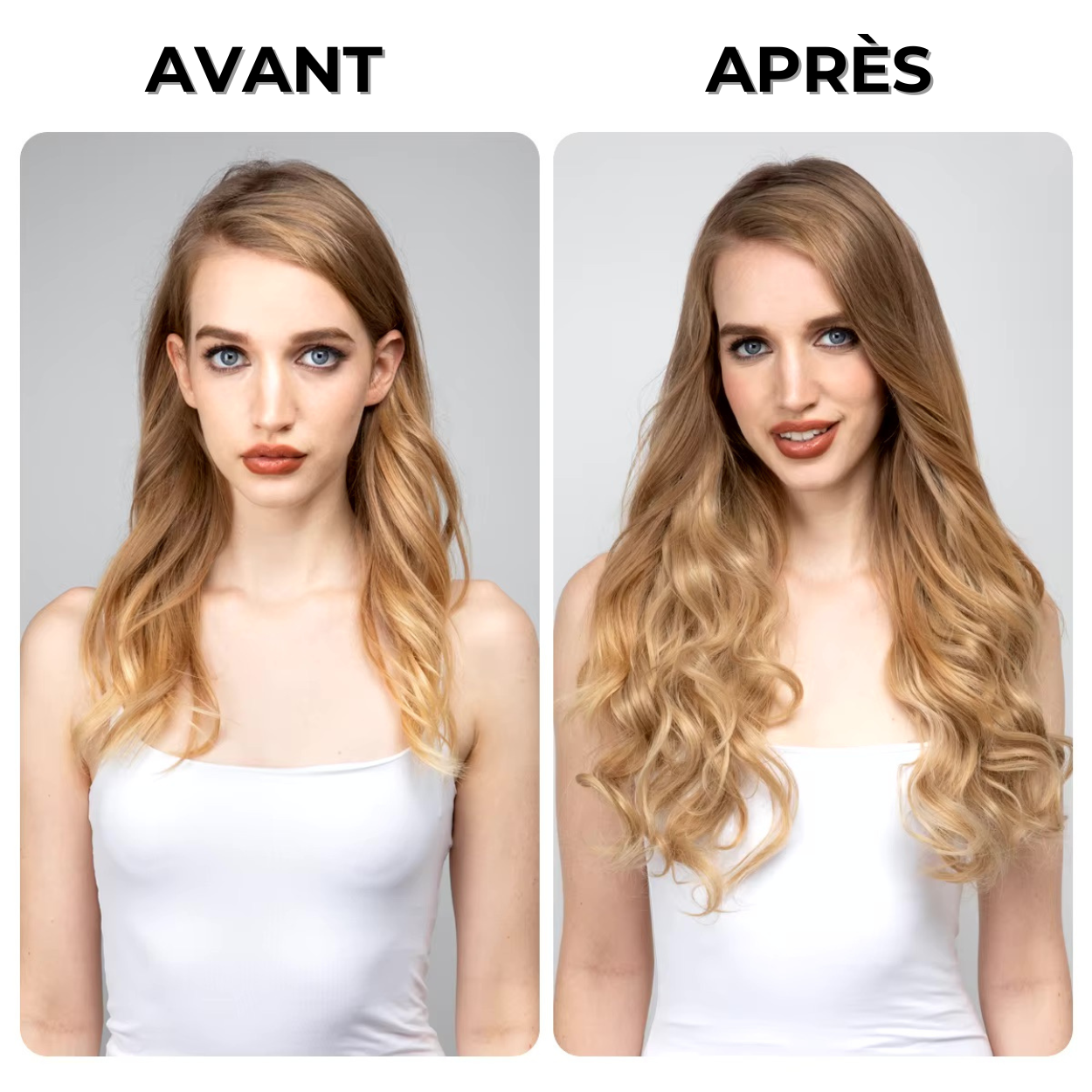 LuxyHair™ – Extensions de Cheveux Faciles à Appliquer