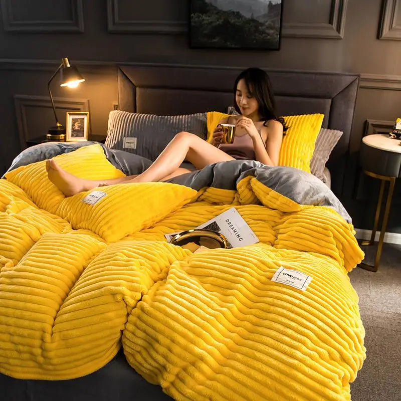 Housse de couette en polaire velours : le confort ultime pour vos nuits