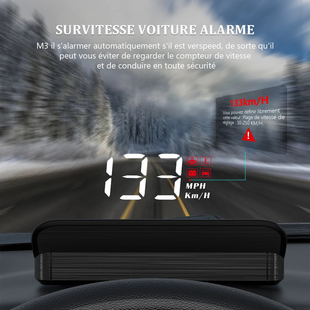 VisionDrive™️ - Affichage de conduite sur votre pare-brise